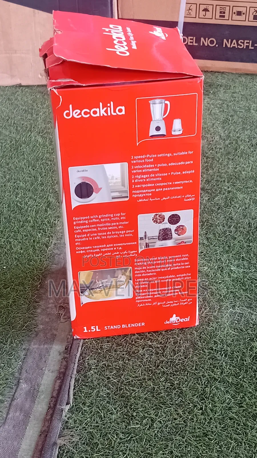 Decakila 1.5l Electric Blender – Smoothies, Shakes More 1.5l