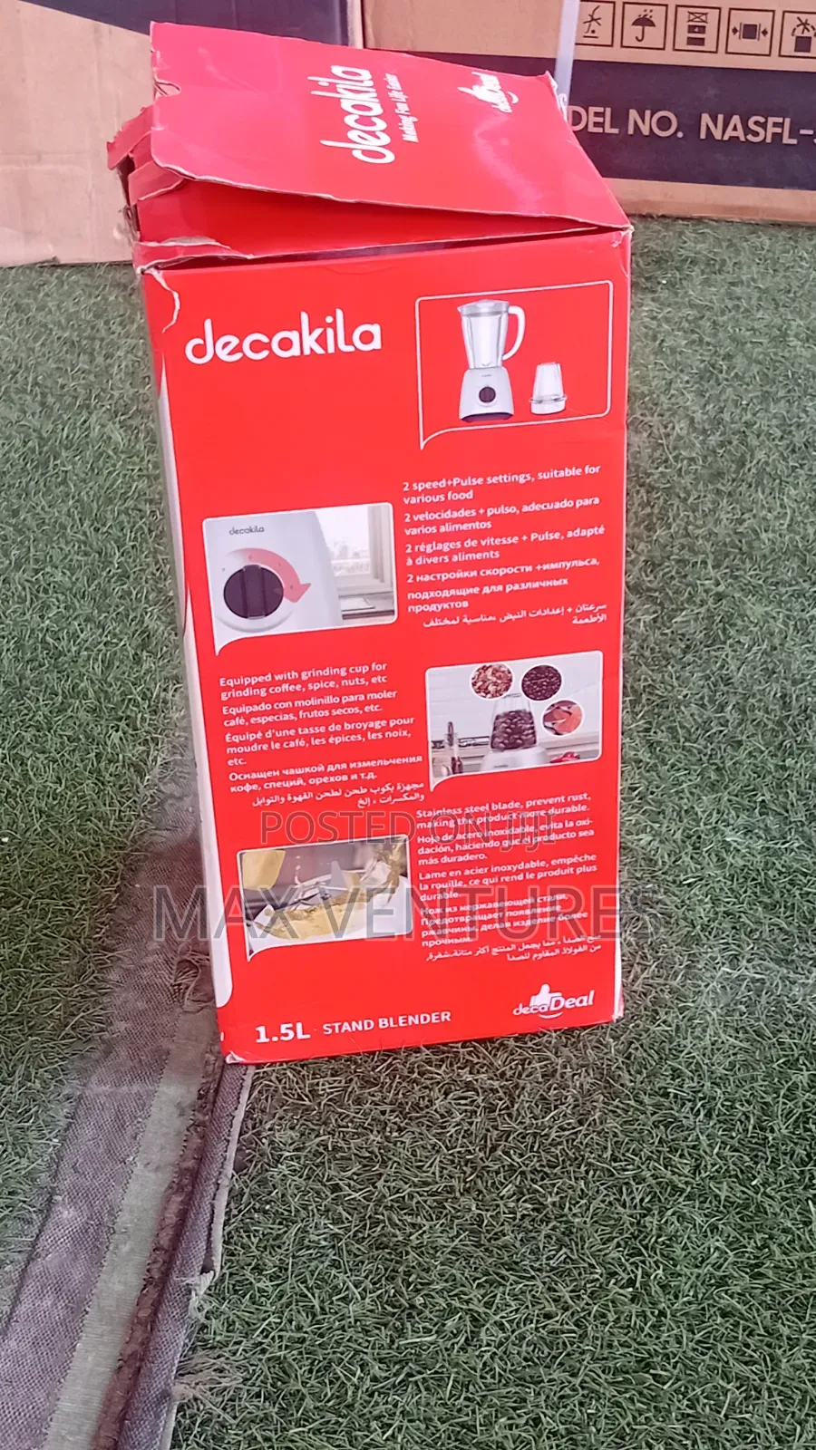 Premium Decakila 1.5l Blender – Strong Motor, Smooth Results 1.5l
