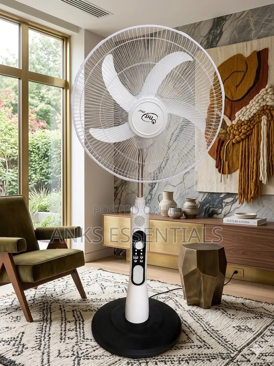Tnt Star 18 Inch High Performance Rechargeable Fan With Led Lamp