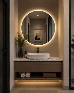 Backlit Round Mirror (80 Cm)D