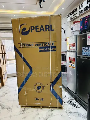 Very Cool 610l Display Fridge Pearl Two Door PVC-730-2b