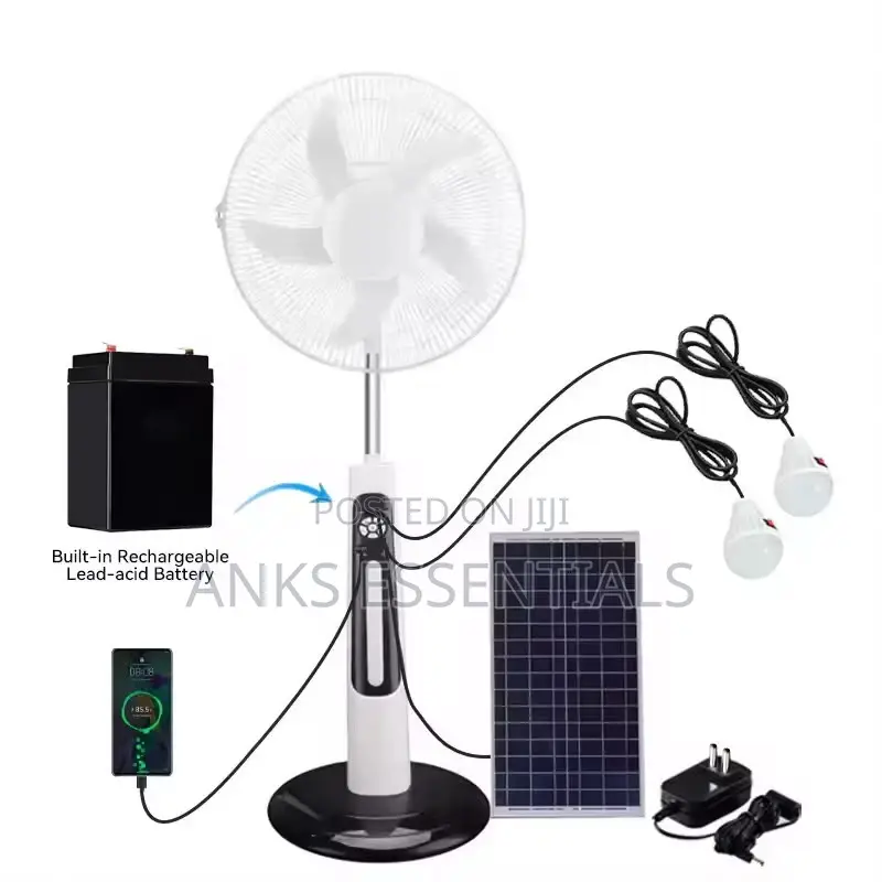 Tnt Star 18 Inchrechargeable Cooling Fan With Built-in Emergency Light