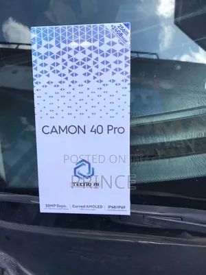 New Tecno Camon 40 Pro 5G 256 GB Black