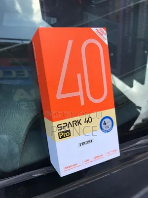 New Tecno Spark 40 Pro 256 GB Black