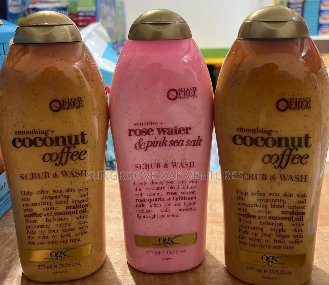 Ogx Scrub and Body Wash 577ml