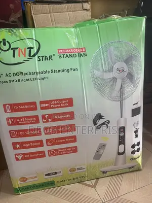 TNT Star Breezemax Ac/Dc Smart Cooling Fan Plus