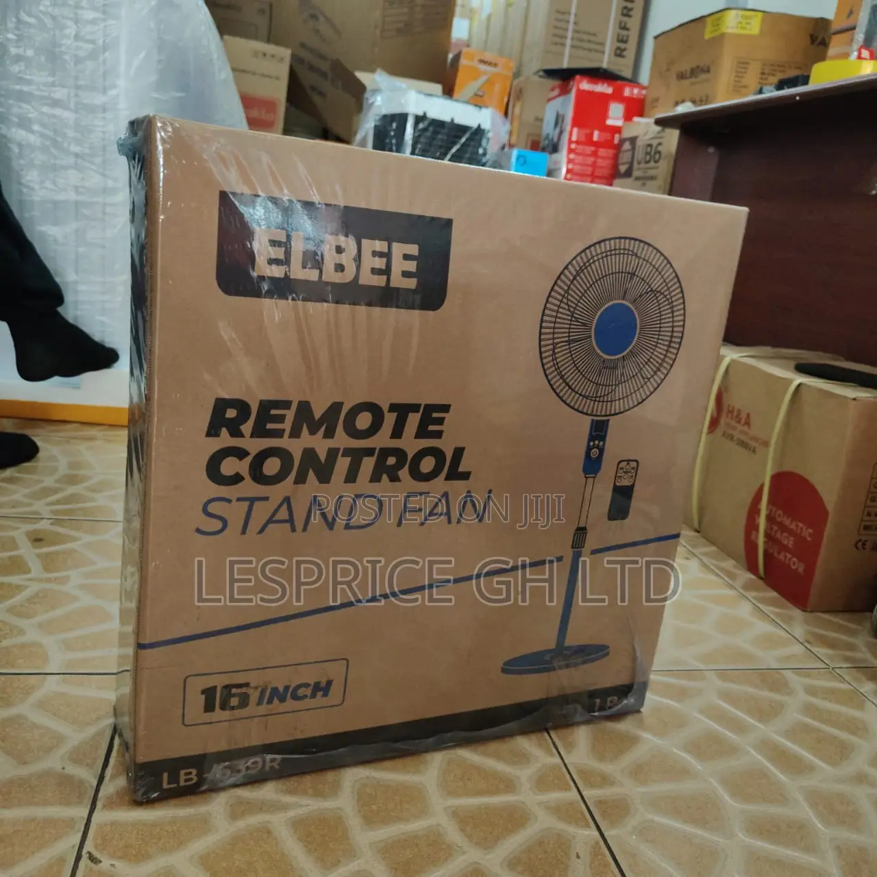 Clearance Sale on Our Superb 16'' Remote Controlled Elbee Stand Fan