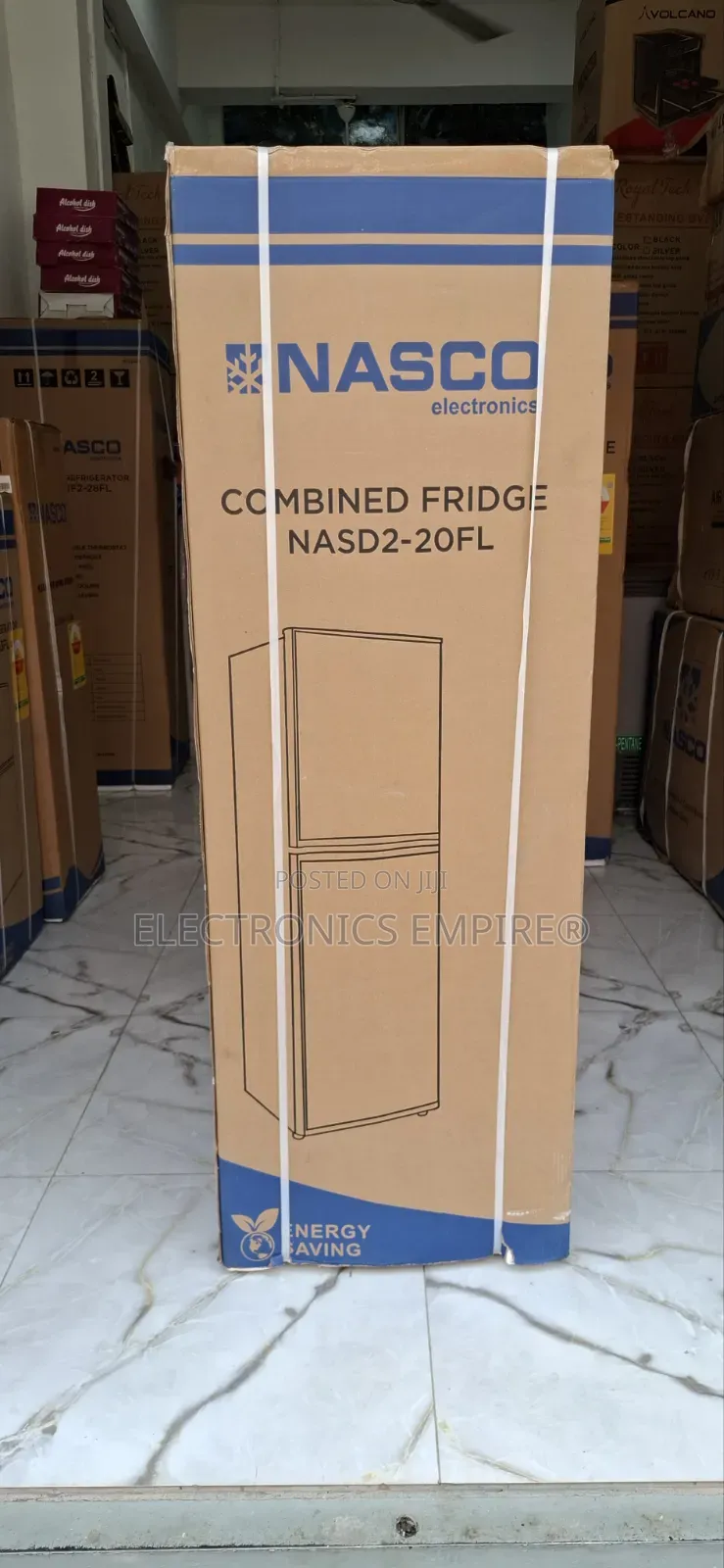 1. Nasco 158ltrs Bottom Freezer Fridge