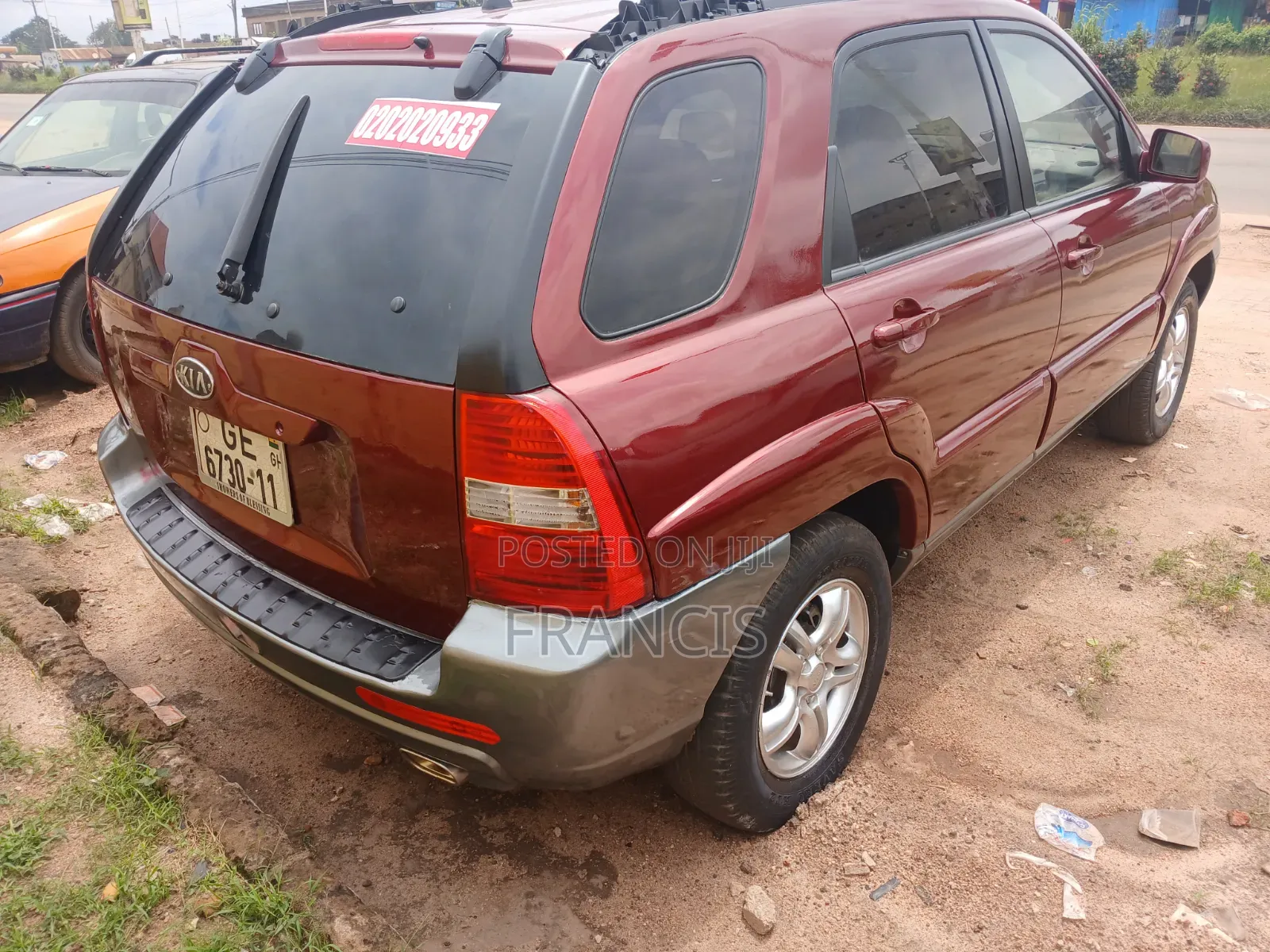 Kia Sportage 2007 Red