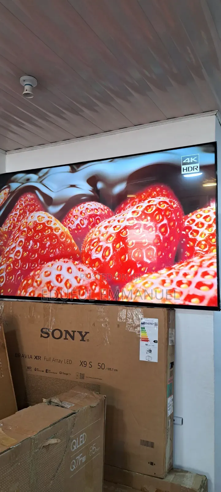 Sony Bravia 65" Uhd Smart HDR Google Tv Android 65x80l