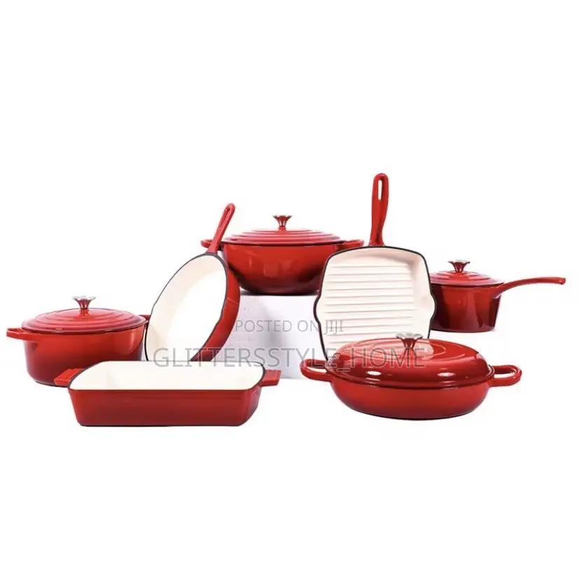 Cast Iron Cookware Set (With Cutlery)