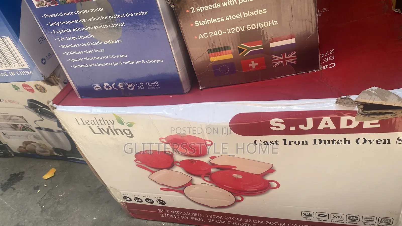 Cast Iron Cookware Set (With Cutlery)