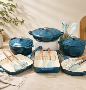 Cast Iron Cookware Set (With Cutlery)