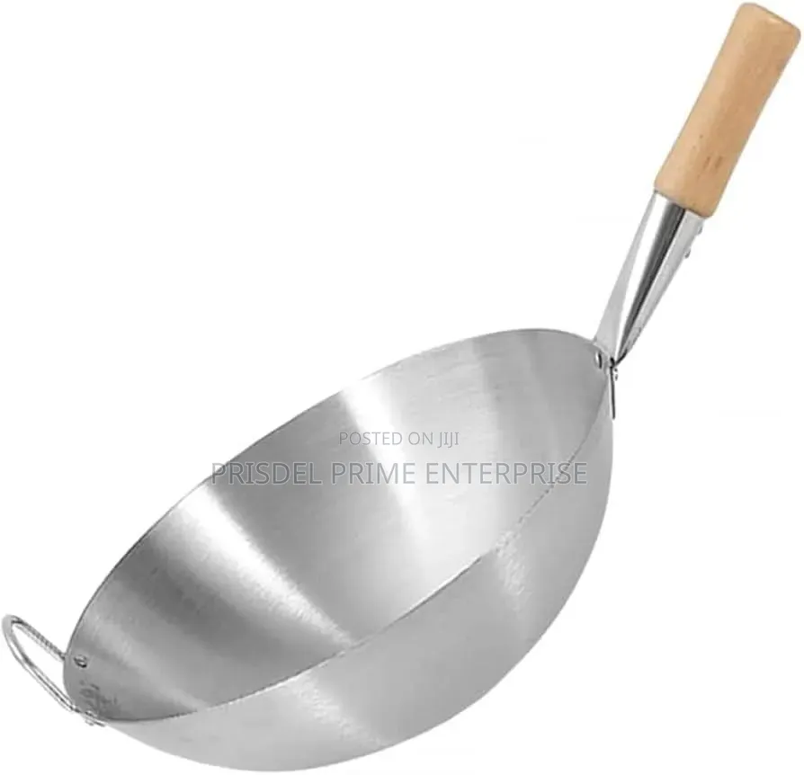 Stainless Steel Wok Pan