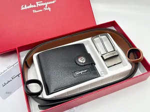 Salvatore Ferragamo Men’S Luxury Leather Gift Set