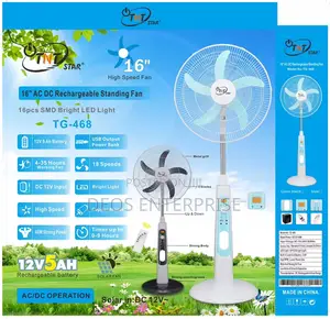TNT Star Silentbreeze Premium Stand Fan Deluxe