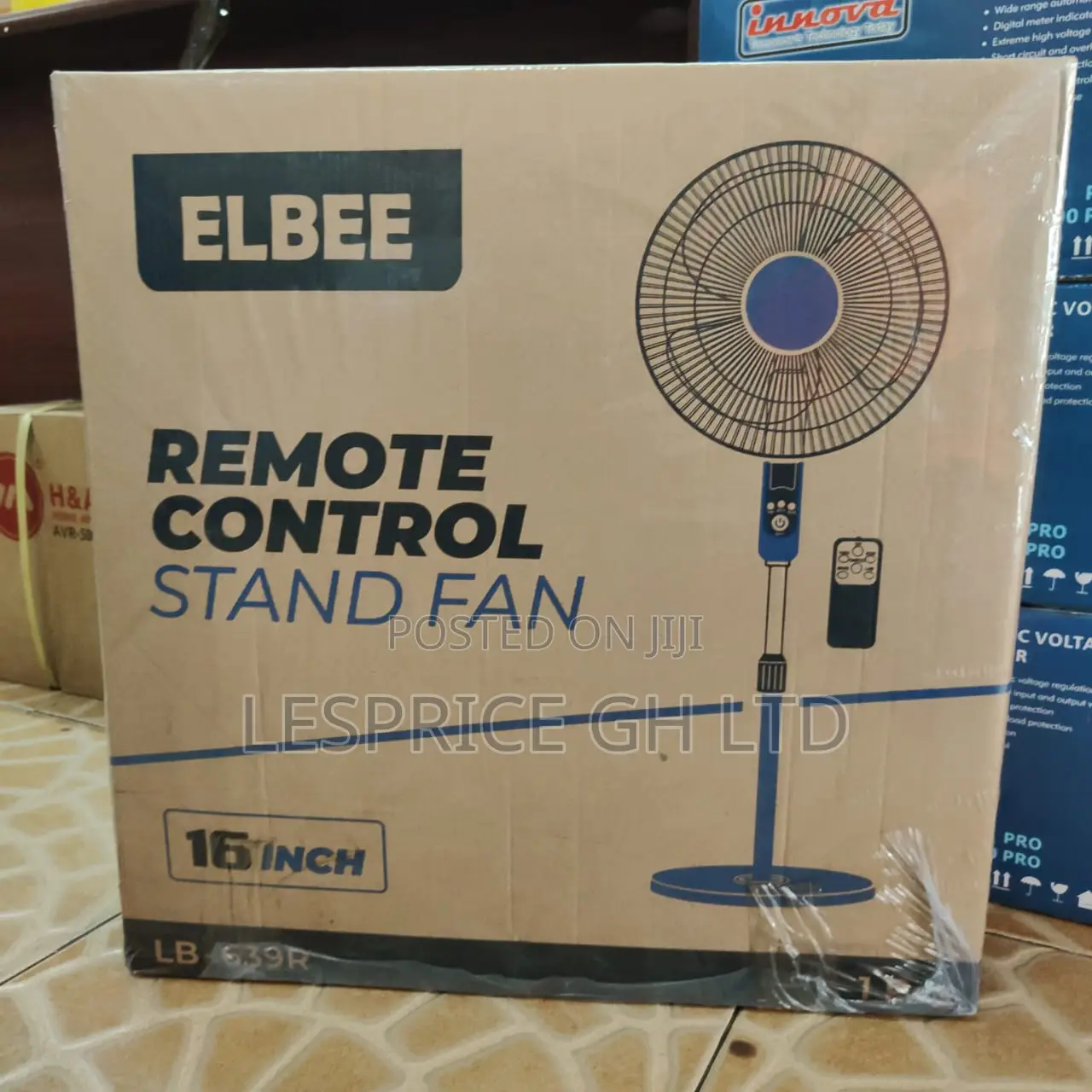 Get Unbeatable Price on Our Fantastic 16'' Remote Pedestal Elbee Fan