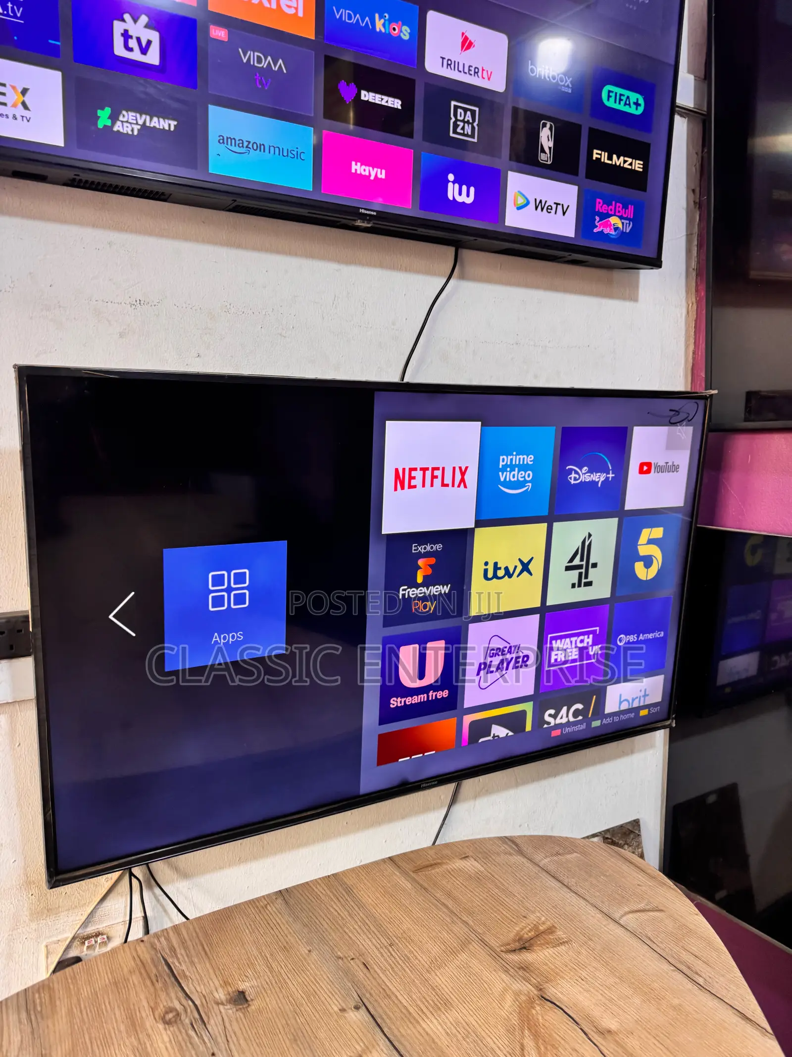 Hisense Europe 55 Inches 2020 Model Premium Graphics Tv