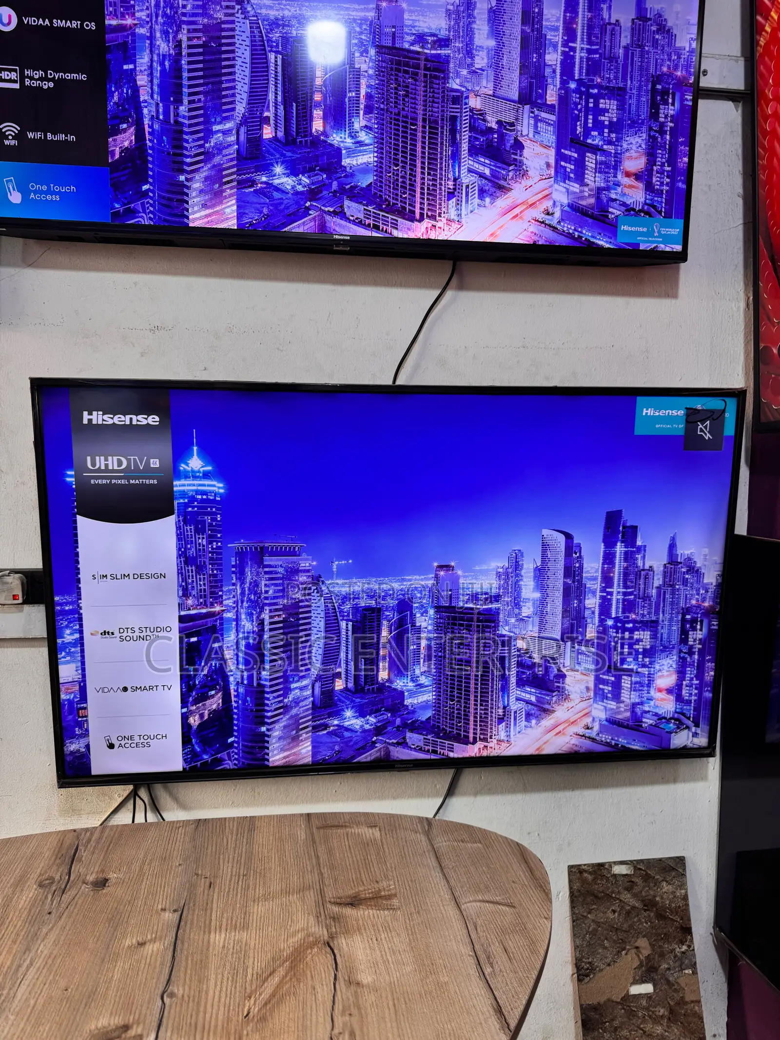 Hisense Europe 55 Inches 2020 Model Premium Graphics Tv