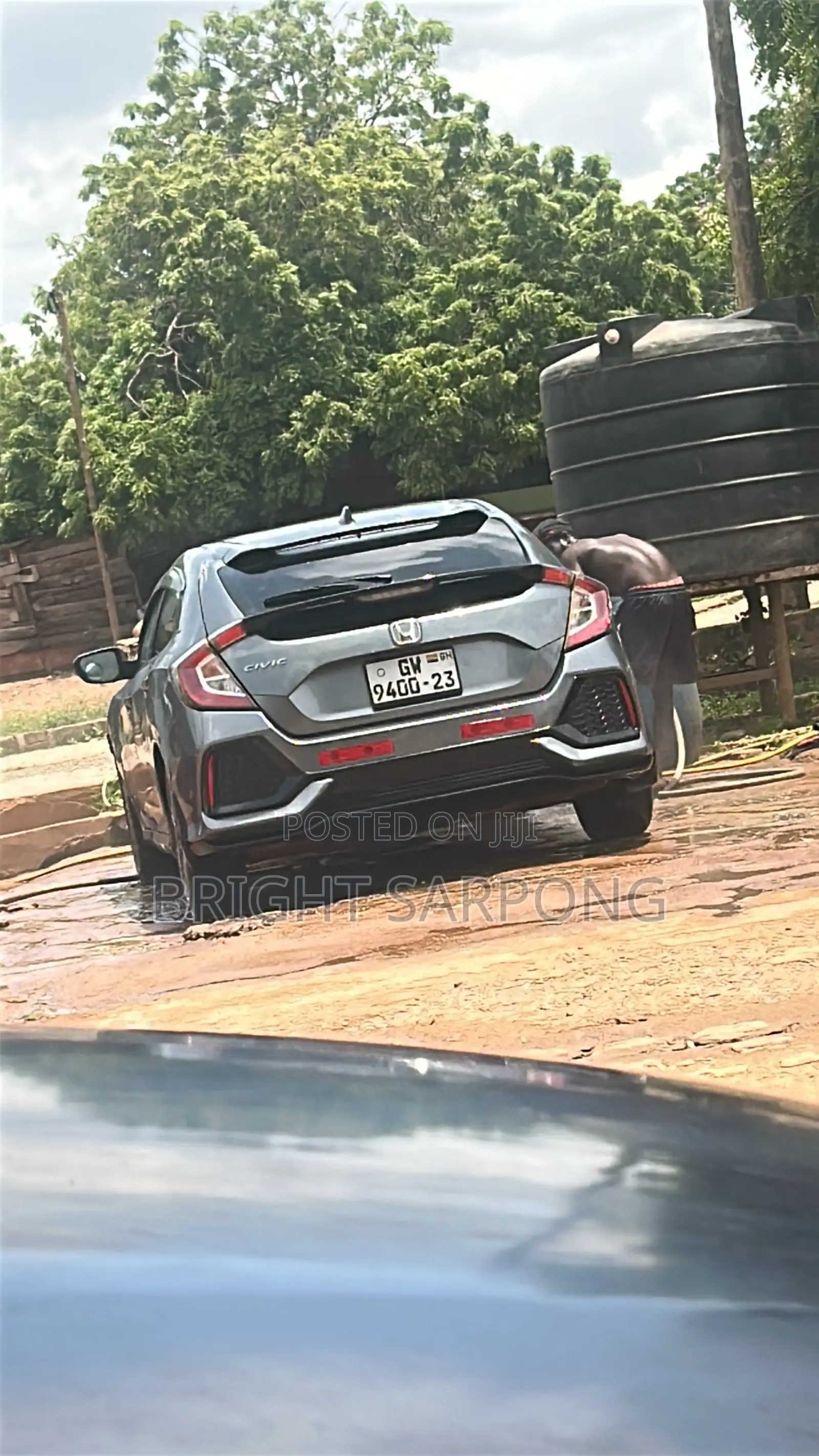Honda Civic EX Hatchback 2018 Gray