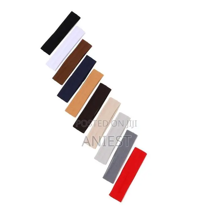 10 Pieces Women Elastic Headbands Stretch Hair Bands Multicolored