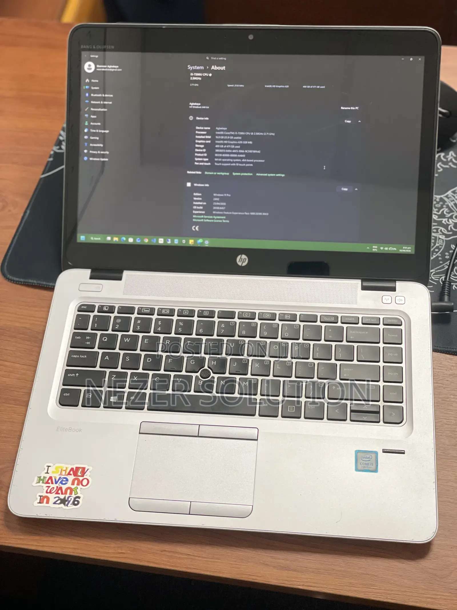 Laptop HP EliteBook 840 G4 16GB Intel Core i5 SSD 500GB