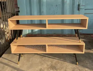 Brown Tv Stand (Free Delivery Within Accra )