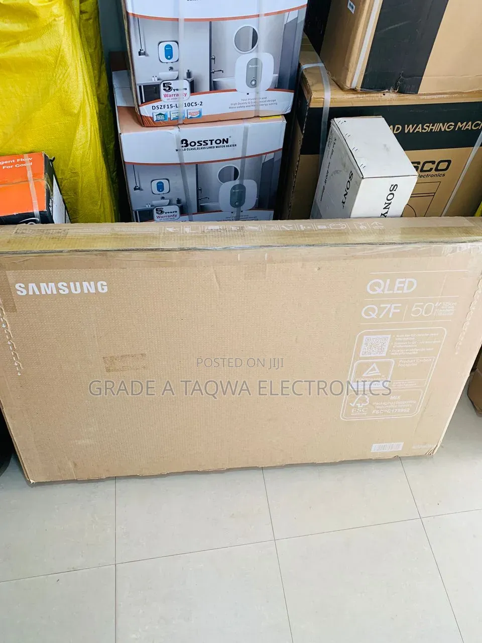 Enjoy the Slim Samsung 50inch Qled Smart Tv