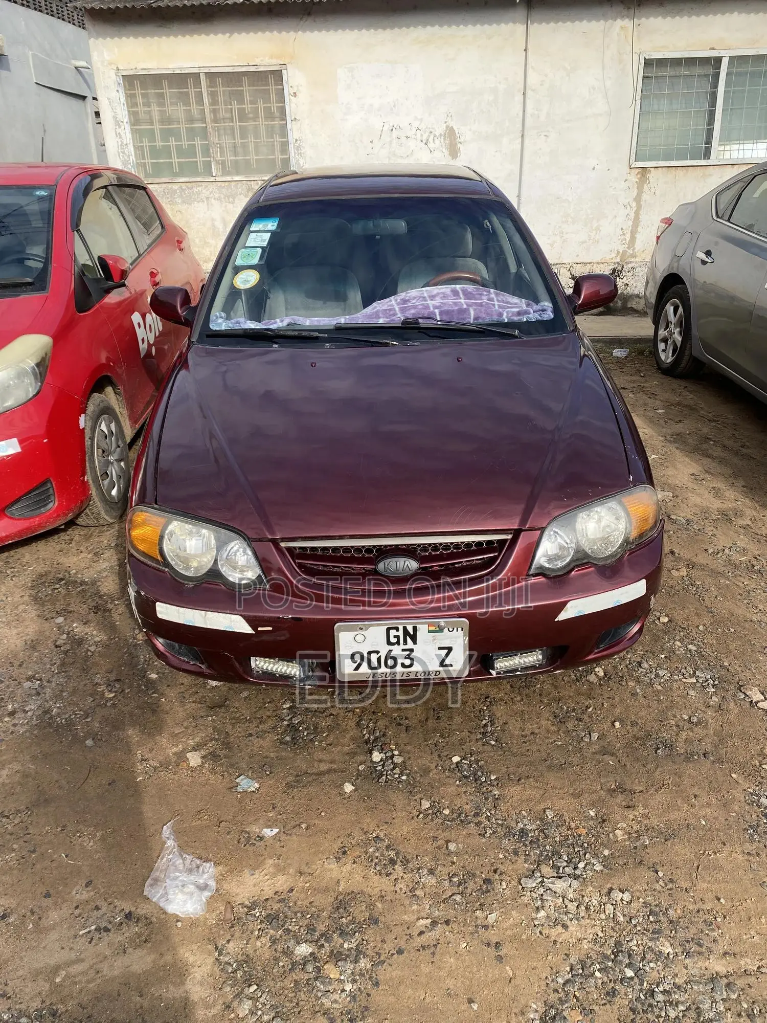 Kia Spectra 2003 Burgundy