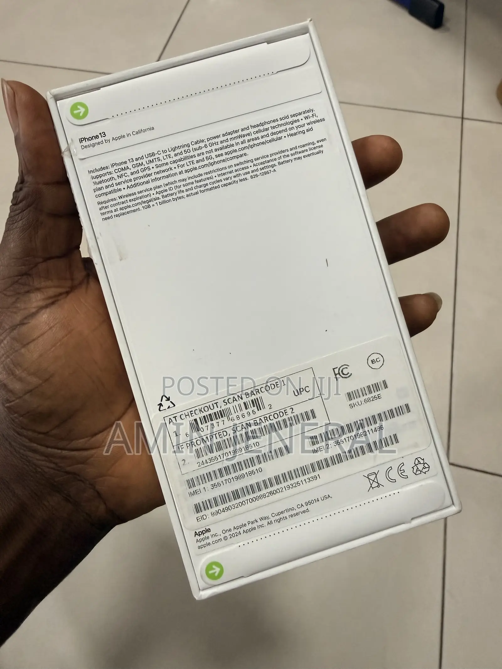 New Apple iPhone 13 128 GB Black