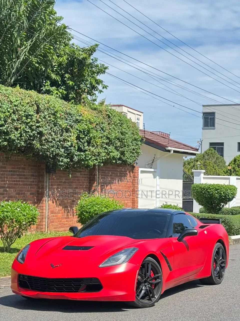 Chevrolet Corvette Stingray Z51 2dr Coupe w/3LT (6.2L 8cyl 7M) 2015 Red