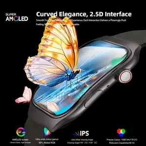 Am-Oled 2026 Laxasfit Curved Screen Bluetooth Smart Watch