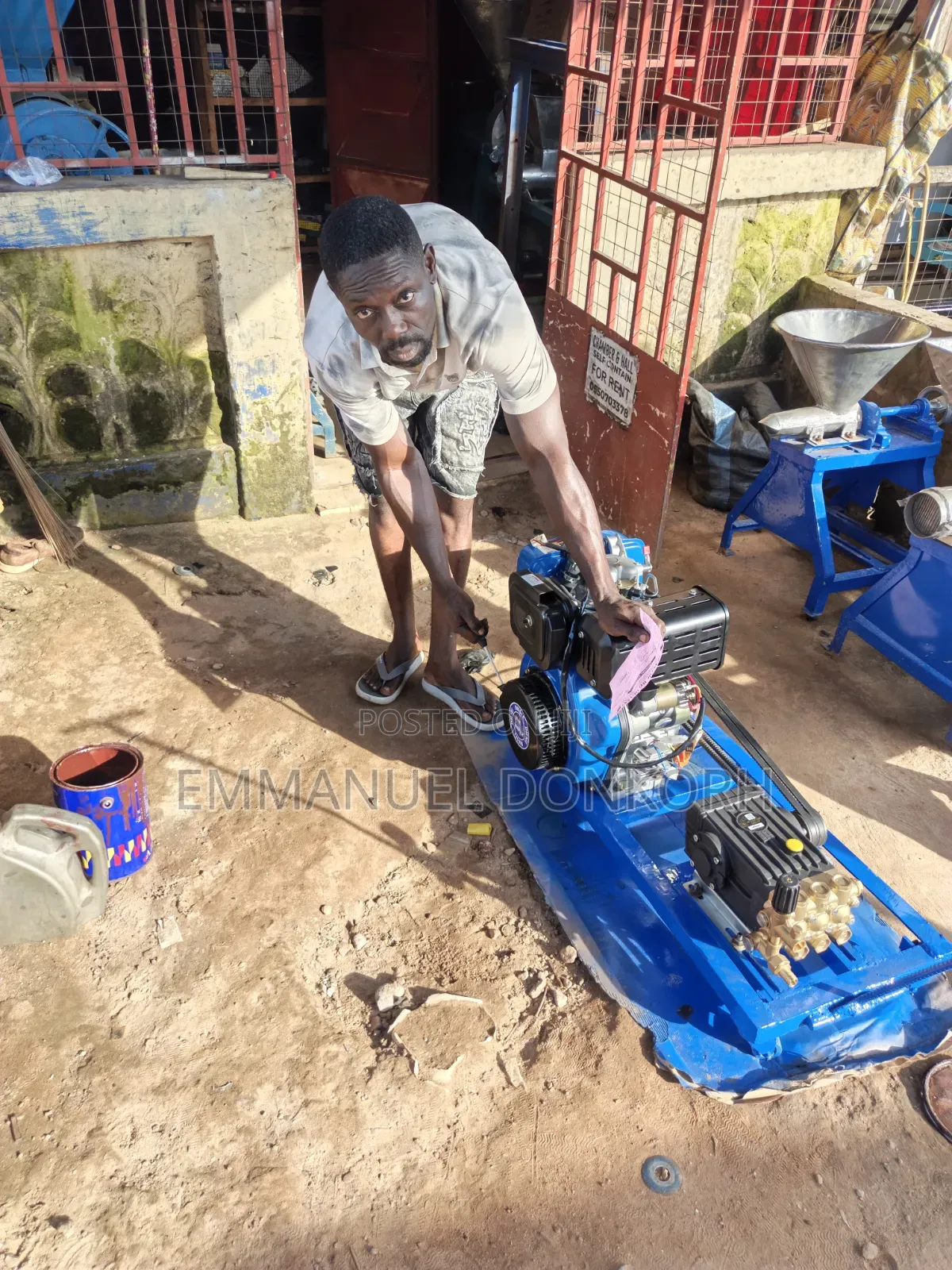 Pressure Pump Washing Bay Machine