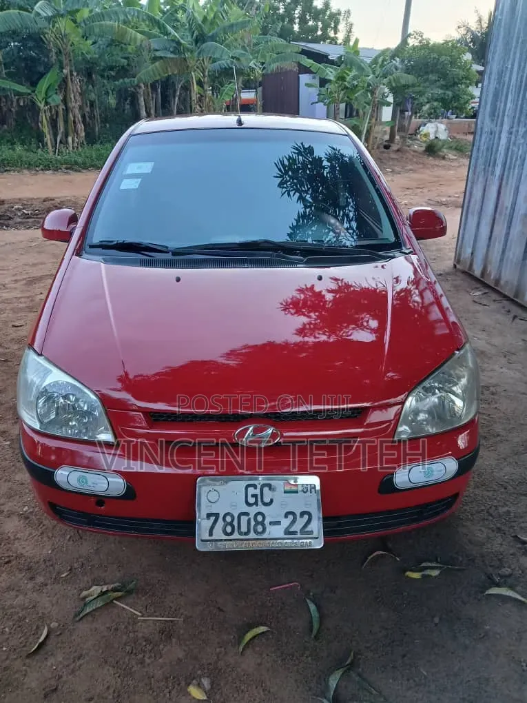 Hyundai Getz 2008 Red