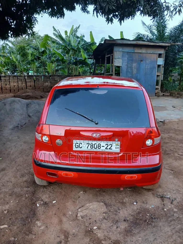 Hyundai Getz 2008 Red