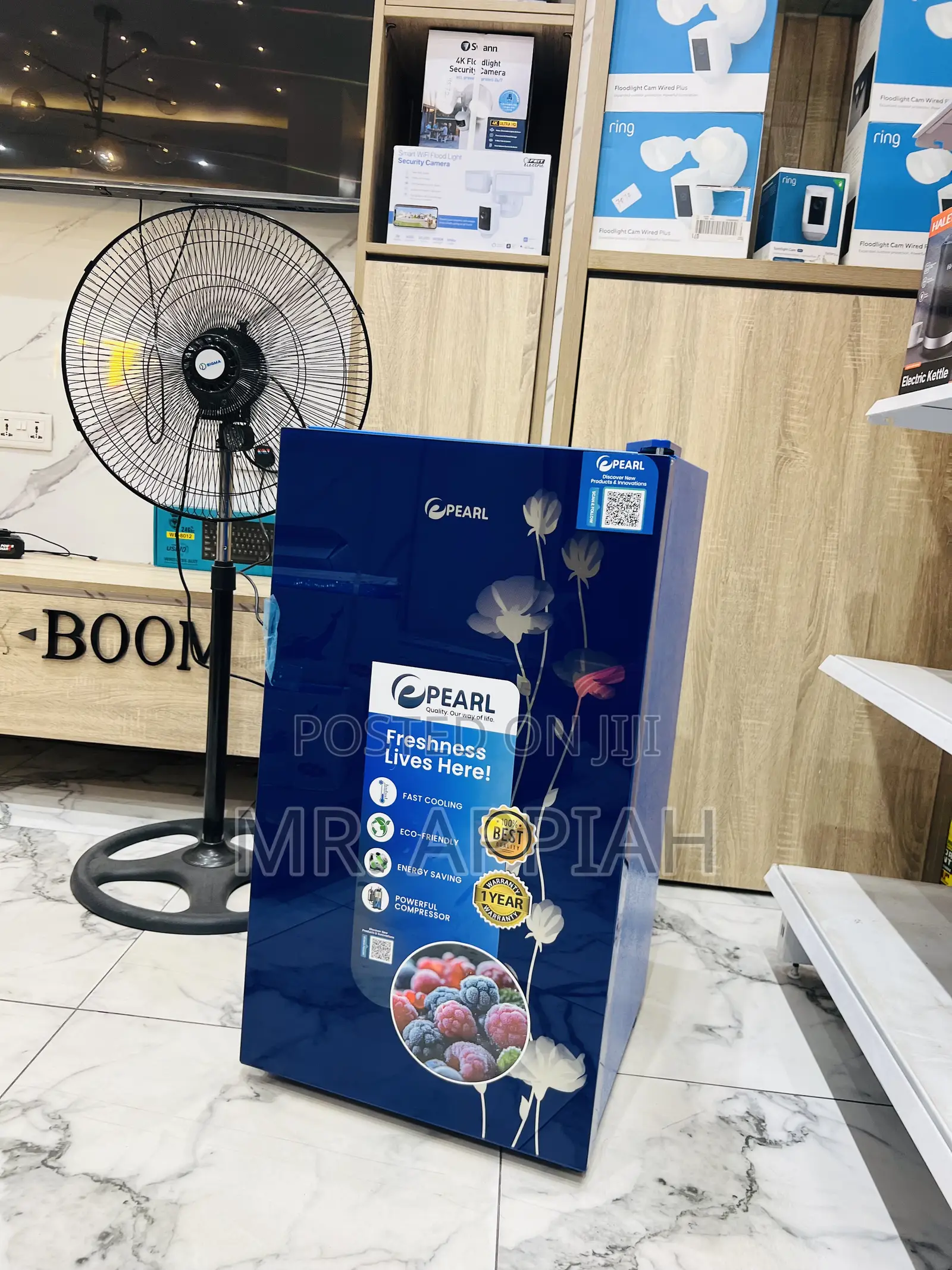 Get Pearl Single Door Table Top Refrigerator(Blue)80liters