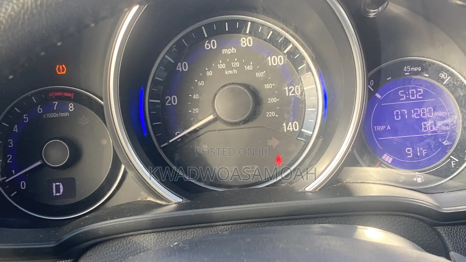 Honda Fit EX-L 2016 Blue