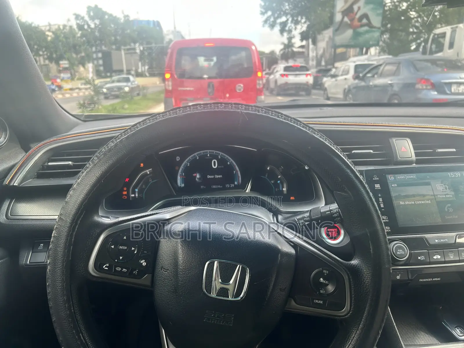 Honda Civic EX Hatchback 2018 Gray