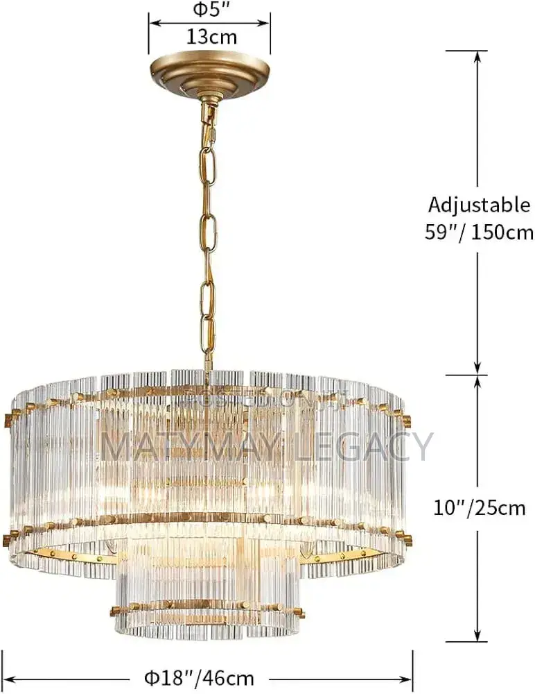 Chandelier Morden -3 Light Drum