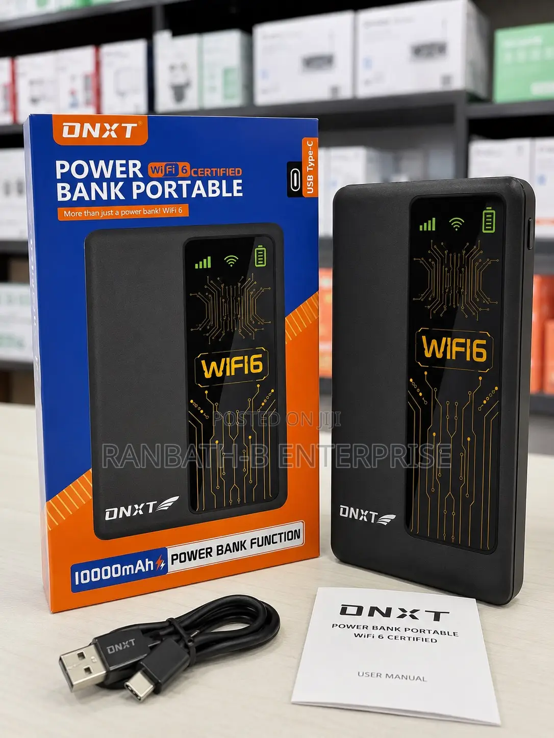 Onxt Wifi 6 Power Bank 10000mah – High-speed Hotspot Power Bank