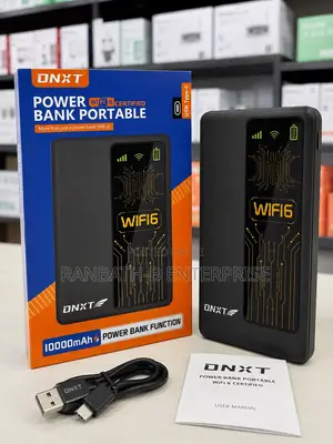 Onxt Wifi 6 Power Bank 10000mah – High-speed Hotspot Power Bank