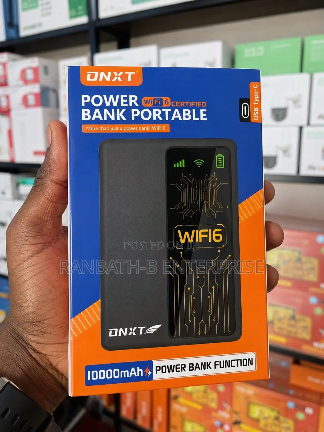 Onxt Wifi 6 Power Bank 10000mah – High-speed Hotspot Power Bank