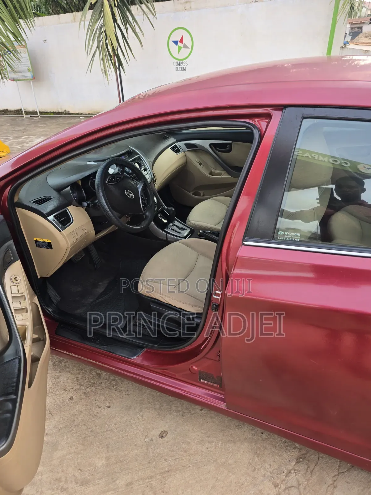 Hyundai Elantra 2013 Red