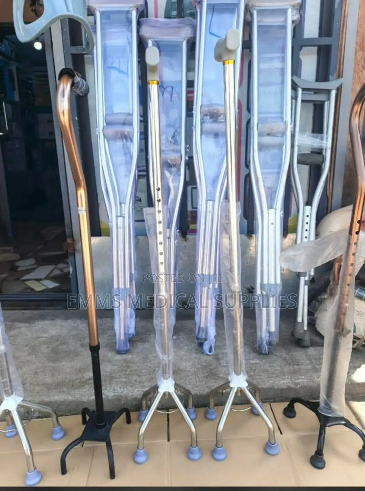 Crutches, Walking Stick and Quad Cane