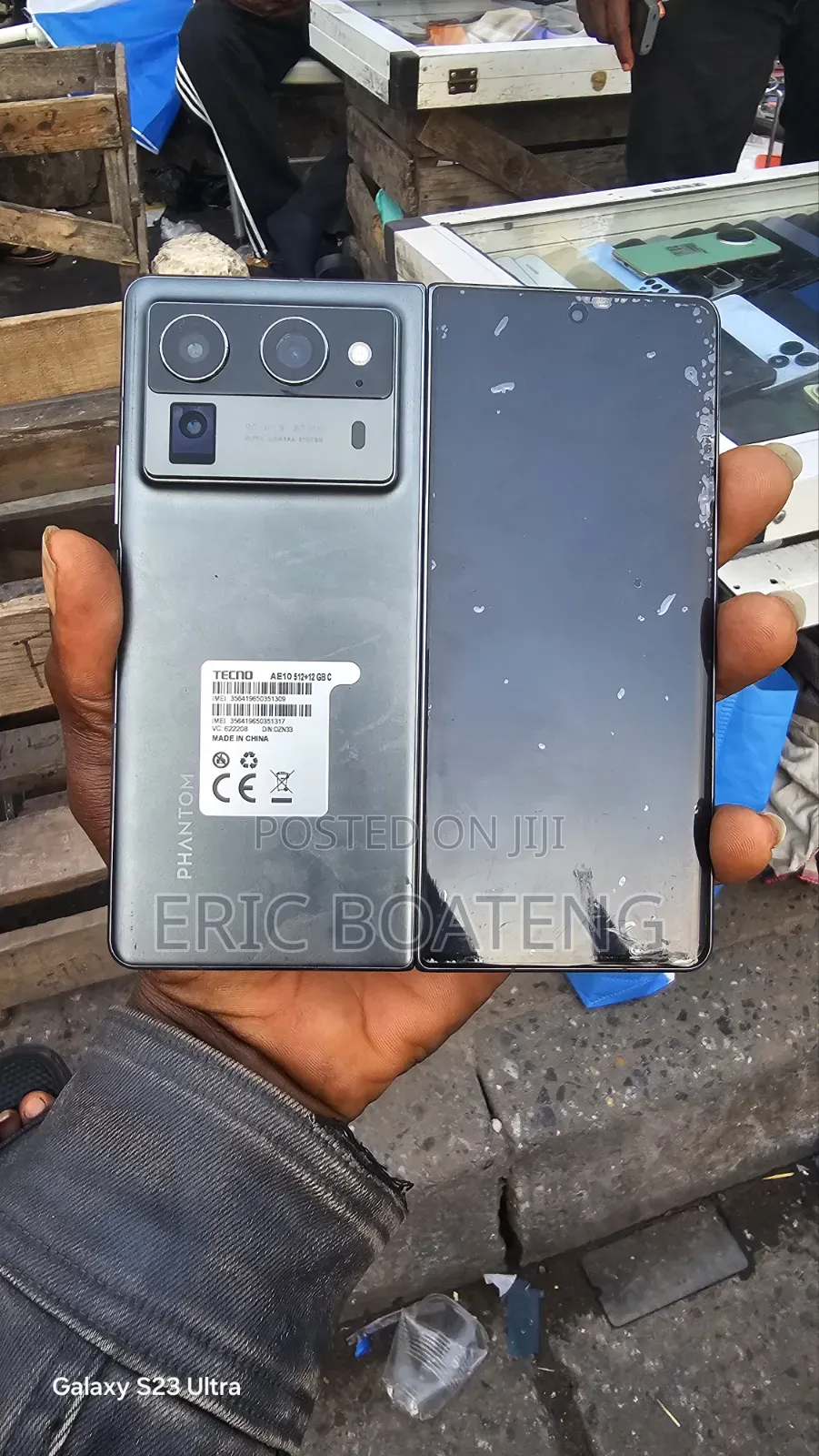 Tecno Phantom V Fold 512 GB Gray
