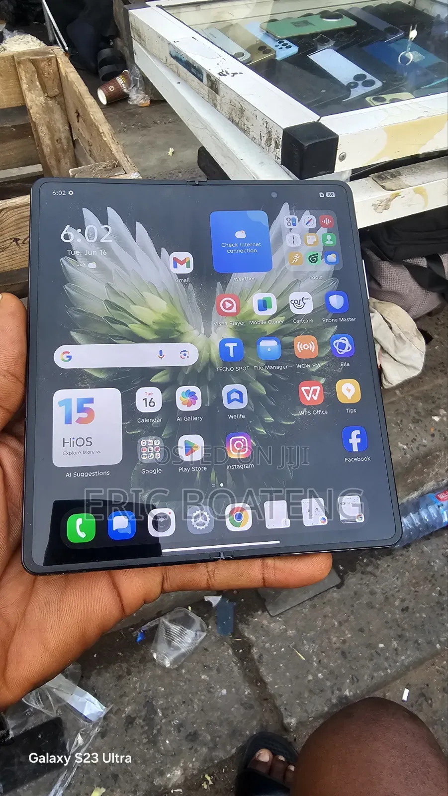 Tecno Phantom V Fold 512 GB Gray