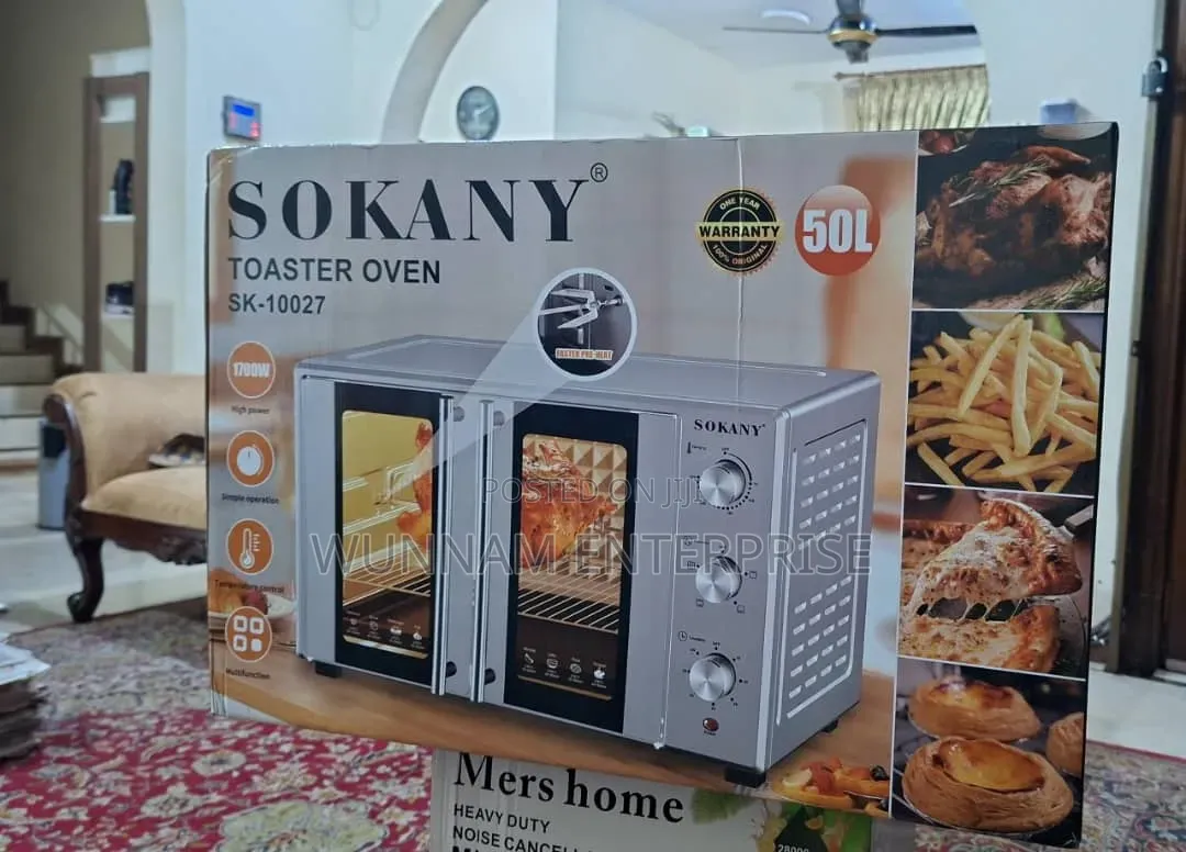 Double Door Grilling and Baking Toaster Oven