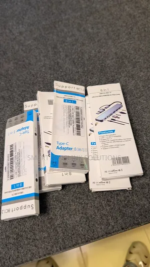 Type C Adapter Hub 8-in-1available in Stock