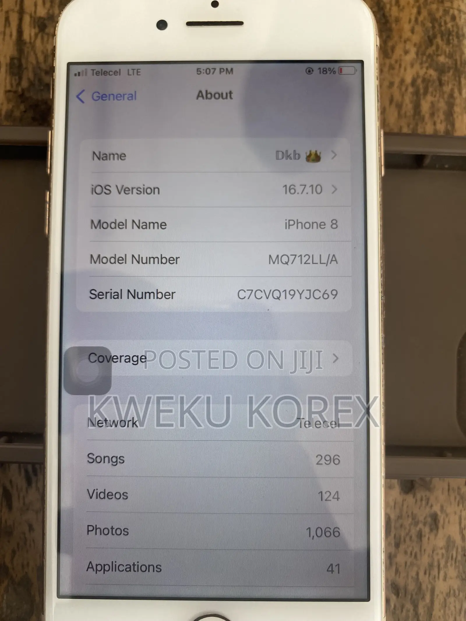 Apple iPhone 8 64 GB Gold