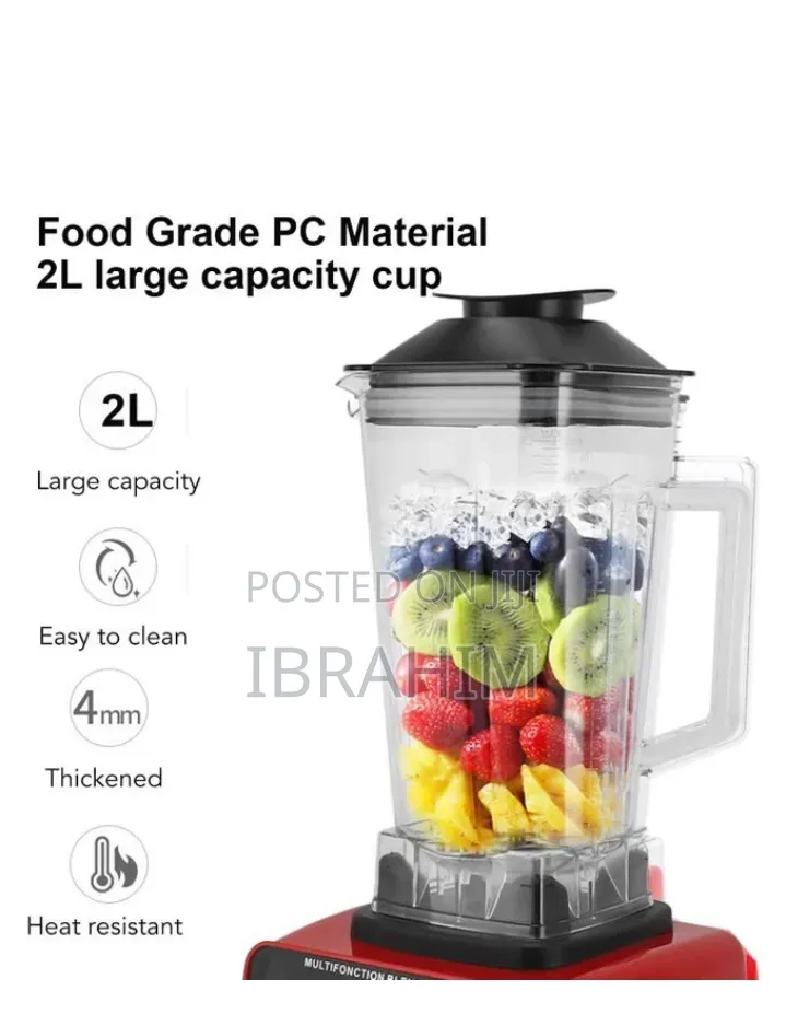 2l Industrial Food Crusher [Blender] • 8500watts